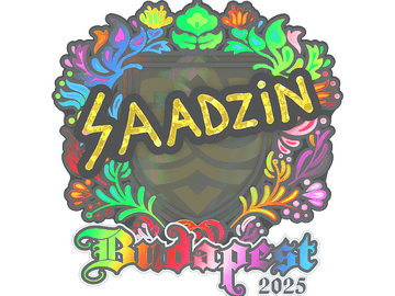 Sticker | saadzin (Holo) | Budapest 2025