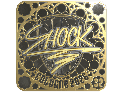 Sticker | SHOCK (Gold, Ranked) | Cologne 2026