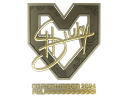 Sticker | siuhy (Gold) | Copenhagen 2024