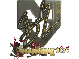 Sticker | siuhy (Gold) | Shanghai 2024