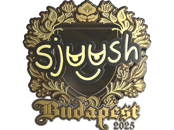 Sticker | sjuush (Gold) | Budapest 2025