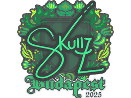 Sticker | skullz | Budapest 2025