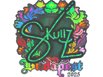 Sticker | skullz (Holo) | Budapest 2025