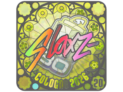 Sticker | slaxz- (Holo, Ranked) | Cologne 2026