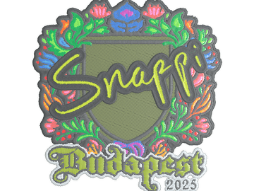 Sticker | Snappi (Embroidered) | Budapest 2025
