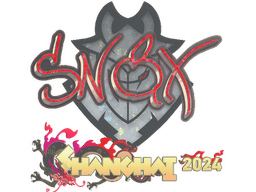 Sticker | Snax (Glitter) | Shanghai 2024