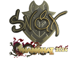 Sticker | Snax (Gold) | Shanghai 2024