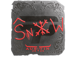 Sticker | snow (Foil) | Austin 2025