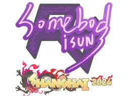 Sticker | somebody | Shanghai 2024