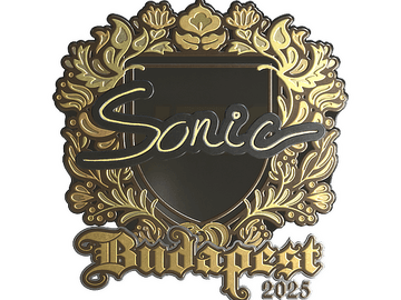 Sticker | Sonic (Gold) | Budapest 2025
