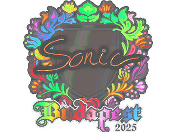 Sticker | Sonic (Holo) | Budapest 2025