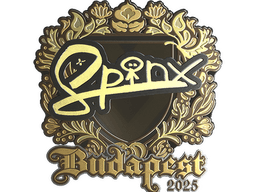 Sticker | Spinx (Gold) | Budapest 2025