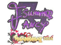 Sticker | Summer (Glitter) | Shanghai 2024