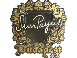 Sticker | SunPayus (Gold) | Budapest 2025