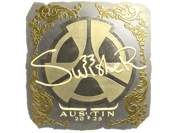Sticker | Swisher (Gold) | Austin 2025