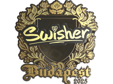Sticker | Swisher (Gold) | Budapest 2025