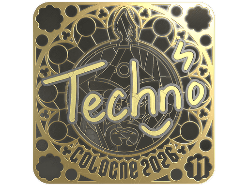 Sticker | Techno4K (Gold, Ranked) | Cologne 2026