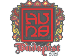 Sticker | The Huns | Budapest 2025