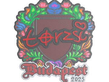 Sticker | torzsi (Embroidered) | Budapest 2025