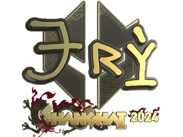 Sticker | TRY (Gold) | Shanghai 2024