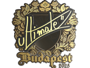Sticker | ultimate (Gold) | Budapest 2025