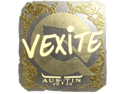 Sticker | vexite (Gold) | Austin 2025
