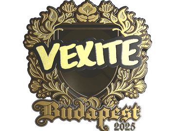 Sticker | vexite (Gold) | Budapest 2025