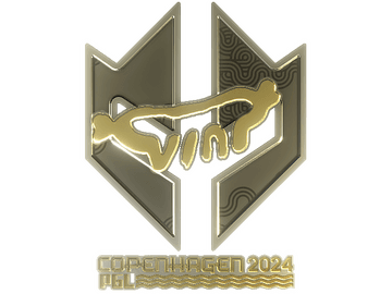 Sticker | VINI (Gold) | Copenhagen 2024