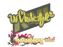 Sticker | w0nderful (Glitter) | Shanghai 2024