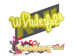 Sticker | w0nderful | Shanghai 2024