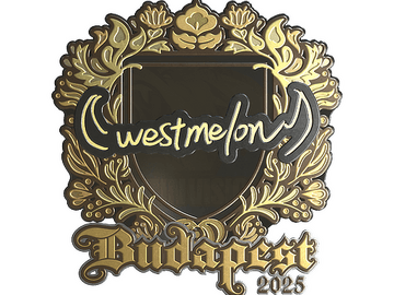 Sticker | westmelon (Gold) | Budapest 2025