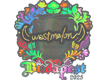 Sticker | westmelon (Holo) | Budapest 2025