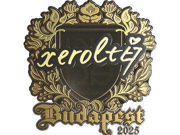 Sticker | xerolte (Gold) | Budapest 2025