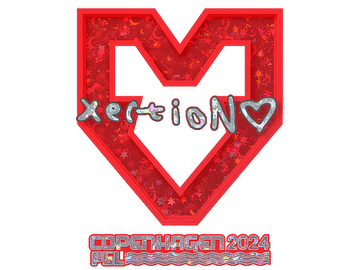 Sticker | xertioN (Glitter) | Copenhagen 2024