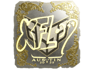 Sticker | xfl0ud (Gold) | Austin 2025