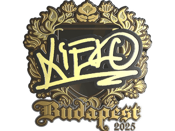 Sticker | xiELO (Gold) | Budapest 2025