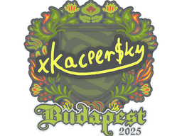Sticker | xKacpersky | Budapest 2025