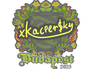 Sticker | xKacpersky | Budapest 2025