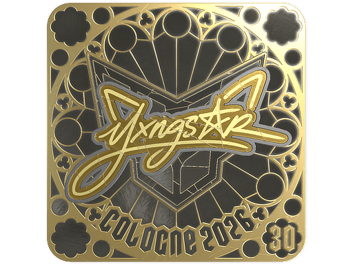 Sticker | yxngstxr (Gold, Ranked) | Cologne 2026