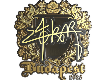 Sticker | z4KR (Gold) | Budapest 2025