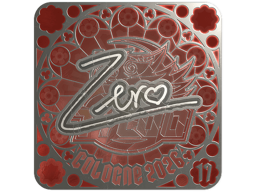 Sticker | Zero (Foil, Ranked) | Cologne 2026