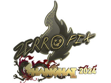 Sticker | zeRRoFIX (Gold) | Shanghai 2024