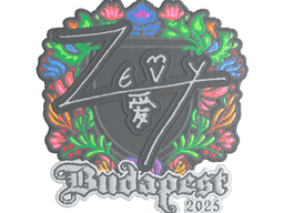 Sticker | zevy (Embroidered) | Budapest 2025