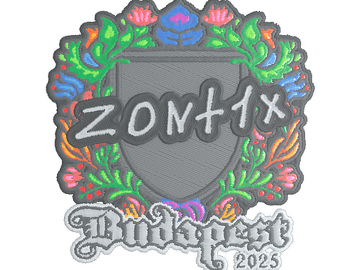 Sticker | zont1x (Embroidered) | Budapest 2025