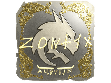 Sticker | zont1x (Gold) | Austin 2025
