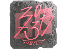 Sticker | zorte (Foil) | Austin 2025