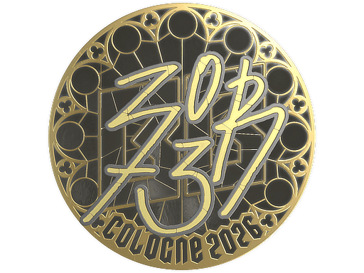 Sticker | zorte (Gold) | Cologne 2026