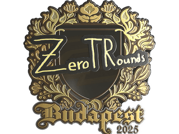 Sticker | ztr (Gold) | Budapest 2025
