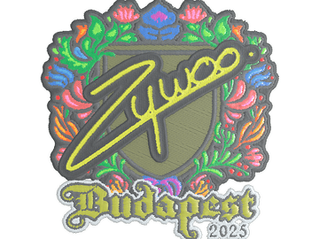 Sticker | ZywOo (Embroidered) | Budapest 2025